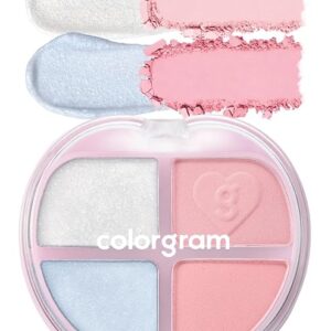 COLORGRAM Fairy Dory Eyeshadow Palette - 4 Vibrant Shades